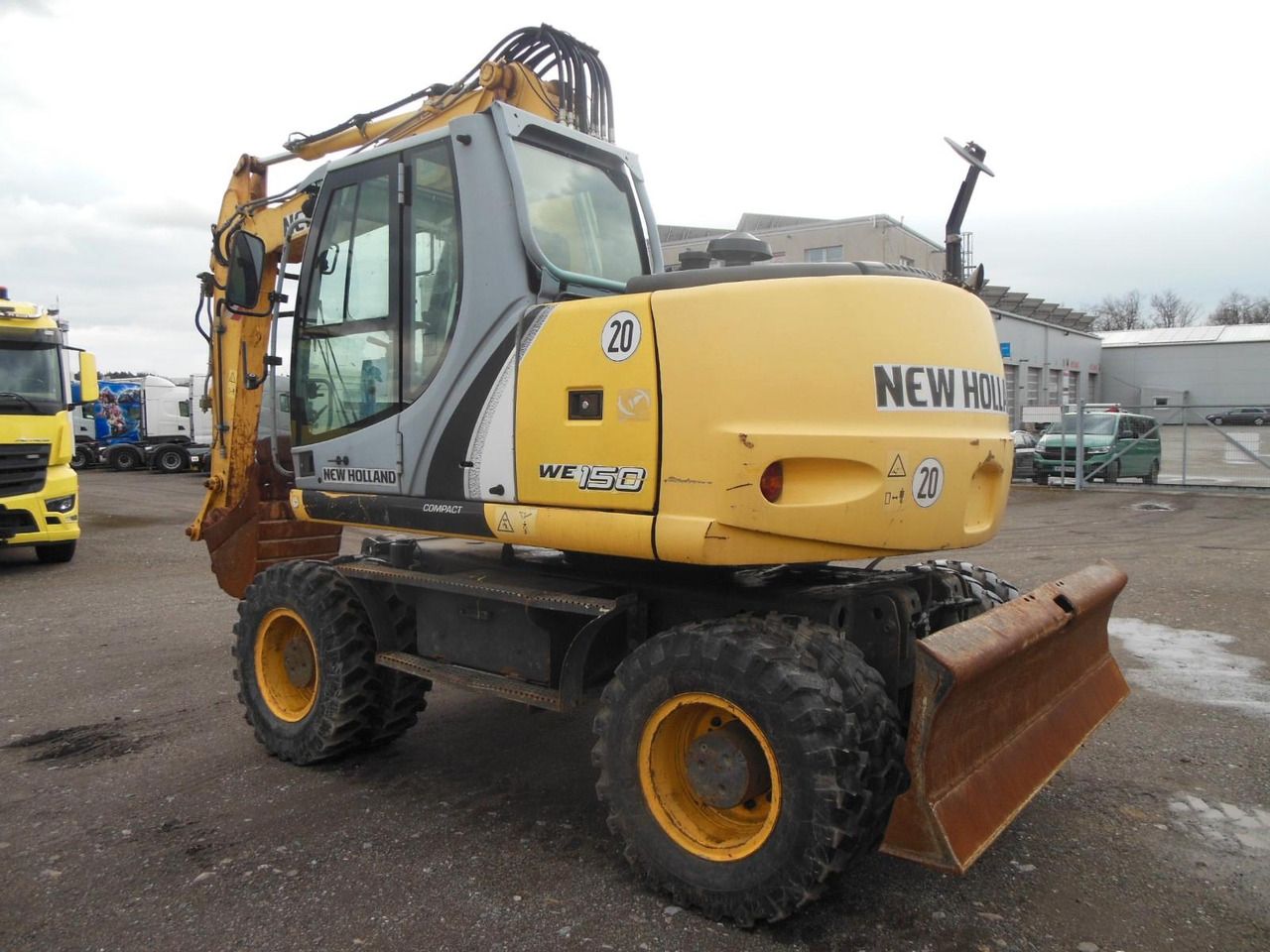 New Holland WE 150 - Ekskavator roda: gambar 4 New Holland WE 150 - Ekskavator roda: gambar 4