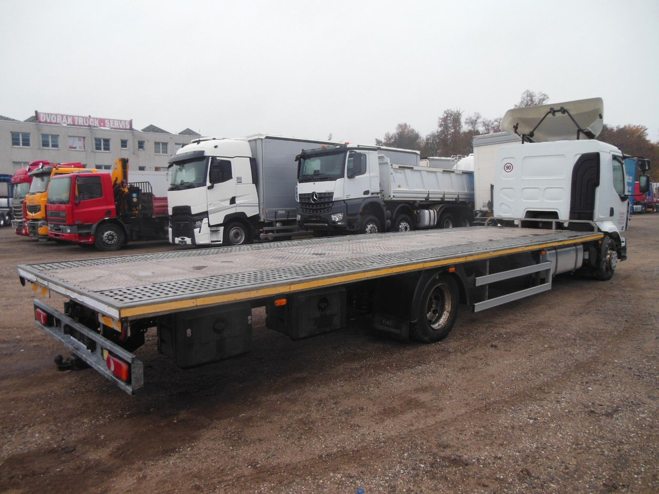 Renault Midlum 280.12 DXI, Plattform 8,5 m, Euro 5 - Truk flatbed: gambar 3 Renault Midlum 280.12 DXI, Plattform 8,5 m, Euro 5 - Truk flatbed: gambar 3