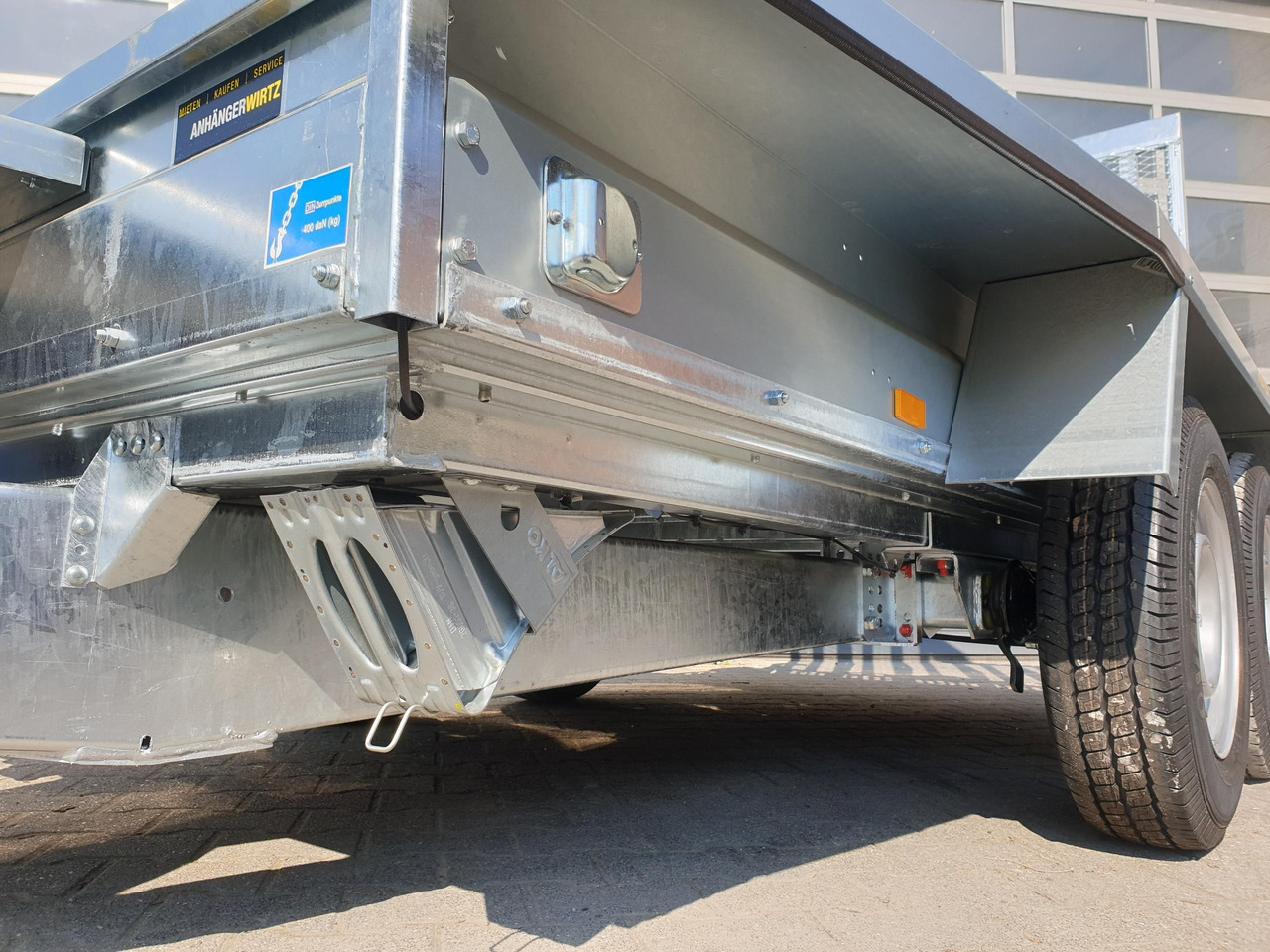 Trailer untuk mesin konstruksi Brenderup Maschinentransporter MT 3080 308x152x27cm 3000kg Winter Online Aktion: gambar 9