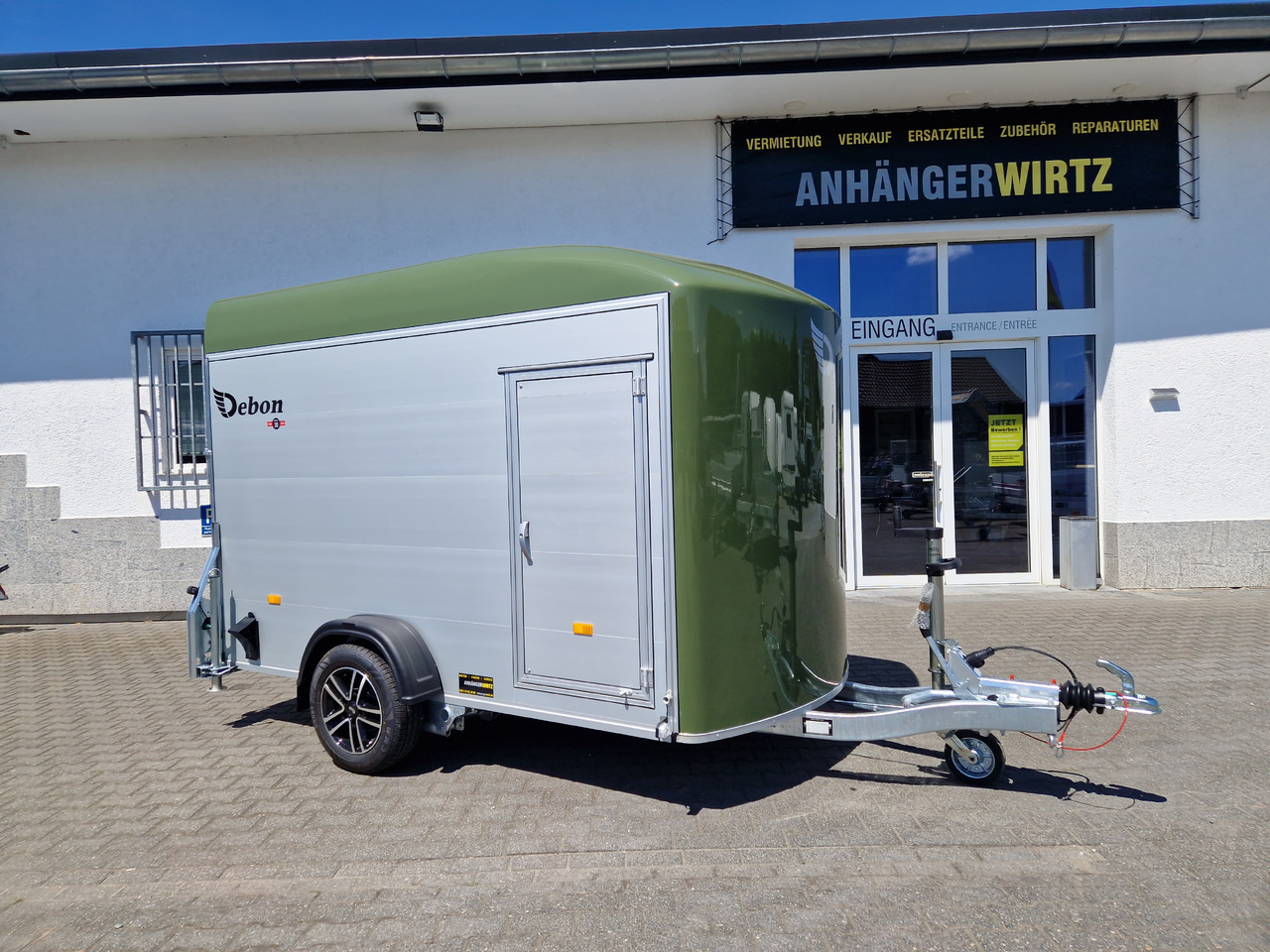 Cargo Roadster 400 312x164x184cm Alu Poly green Alufelgen Aluboden Pullman 1300kg 100km/H - Trailer mobil: gambar 2 Cargo Roadster 400 312x164x184cm Alu Poly green Alufelgen Aluboden Pullman 1300kg 100km/H - Trailer mobil: gambar 2