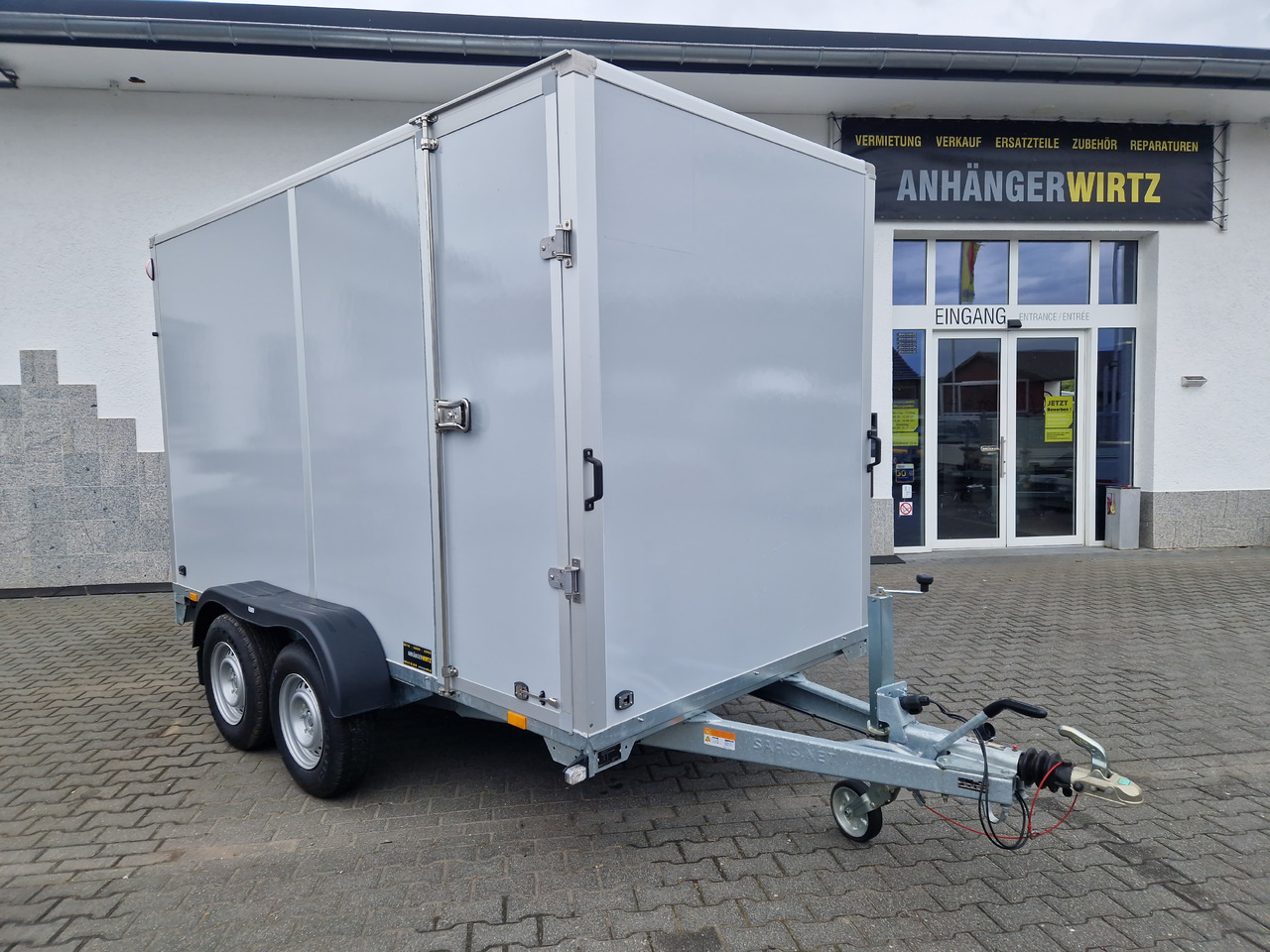Saris Koffer GO 356 169 200 2700 2 356x169x200cm Hecktüren Seitentür grau GFK (L) 2700kg - Trailer kotak tertutup: gambar 2 Saris Koffer GO 356 169 200 2700 2 356x169x200cm Hecktüren Seitentür grau GFK (L) 2700kg - Trailer kotak tertutup: gambar 2