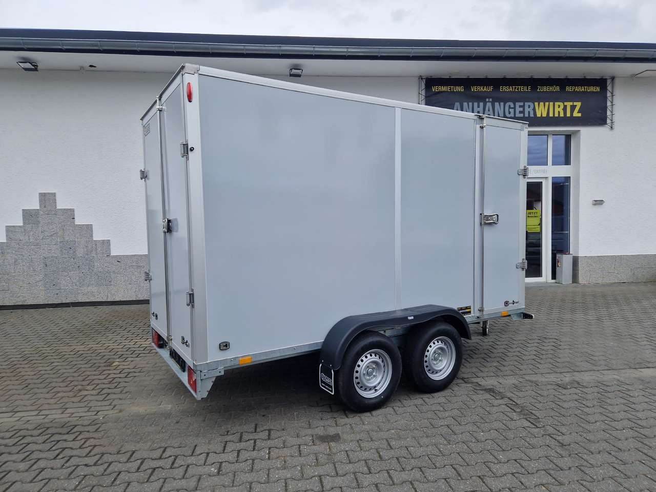 Saris Koffer GO 356 169 200 2700 2 356x169x200cm Hecktüren Seitentür grau GFK (L) 2700kg - Trailer kotak tertutup: gambar 5 Saris Koffer GO 356 169 200 2700 2 356x169x200cm Hecktüren Seitentür grau GFK (L) 2700kg - Trailer kotak tertutup: gambar 5