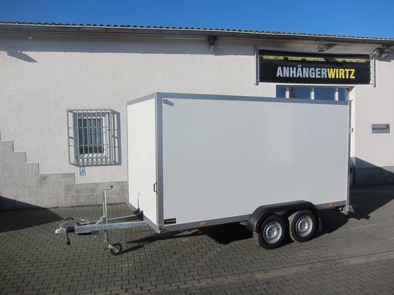 WM Meyer Koffer AZ 2740/185 S35 + Heckrampe 401x185x205cm (XL) 2700kg Januar Aktion Modell 2024 - Trailer kotak tertutup: gambar 2 WM Meyer Koffer AZ 2740/185 S35 + Heckrampe 401x185x205cm (XL) 2700kg Januar Aktion Modell 2024 - Trailer kotak tertutup: gambar 2
