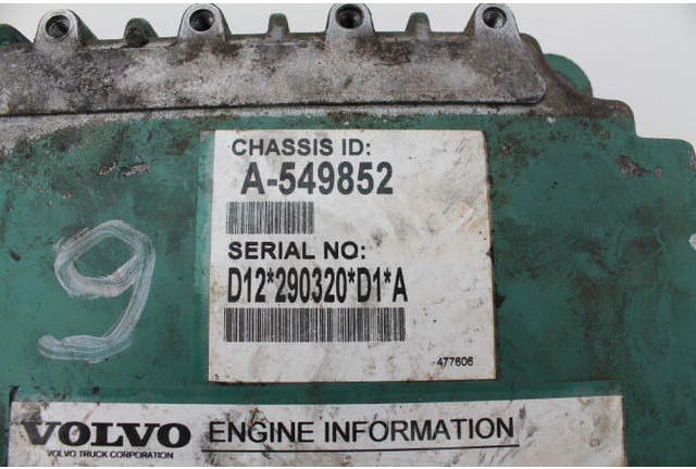 Volvo A-549852 - ECU: gambar 1 Volvo A-549852 - ECU: gambar 1