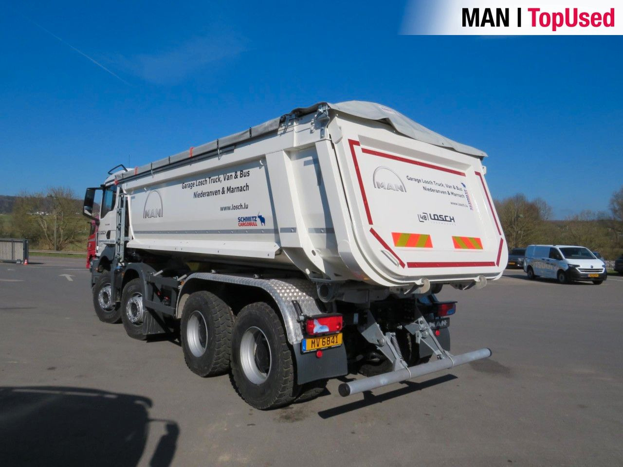 MAN TGS 41.480 8x4 BB CH Schmitz Muldenkipper - Truk skip loader: gambar 3 MAN TGS 41.480 8x4 BB CH Schmitz Muldenkipper - Truk skip loader: gambar 3