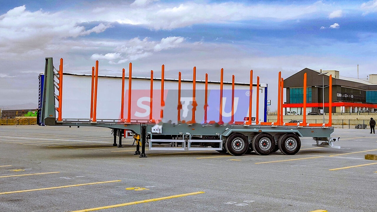STU 1 UNIT STOCKS - 3 SAF AXLE TIMBER TRAILER - Semi-trailer pengangkut kayu: gambar 4 STU 1 UNIT STOCKS - 3 SAF AXLE TIMBER TRAILER - Semi-trailer pengangkut kayu: gambar 4