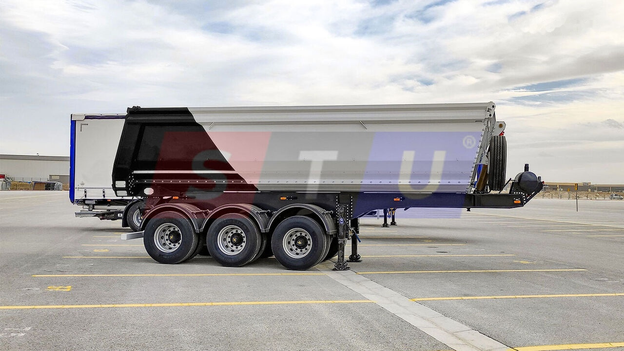 STU 3 AXLE TIPPER TRAILER / 3 ESSİEUX REMORQUE BENNE - Semi-trailer jungkit: gambar 4 STU 3 AXLE TIPPER TRAILER / 3 ESSİEUX REMORQUE BENNE - Semi-trailer jungkit: gambar 4