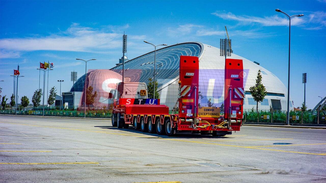 Semi-trailer low bed baru STU 3 Axles Lowbed Trailer: gambar 18