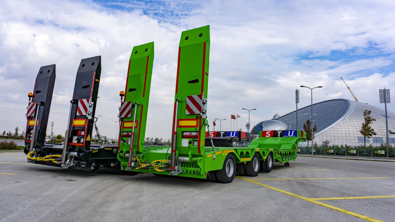 Semi-trailer low bed baru STU 3 Axles Lowbed Trailer: gambar 11