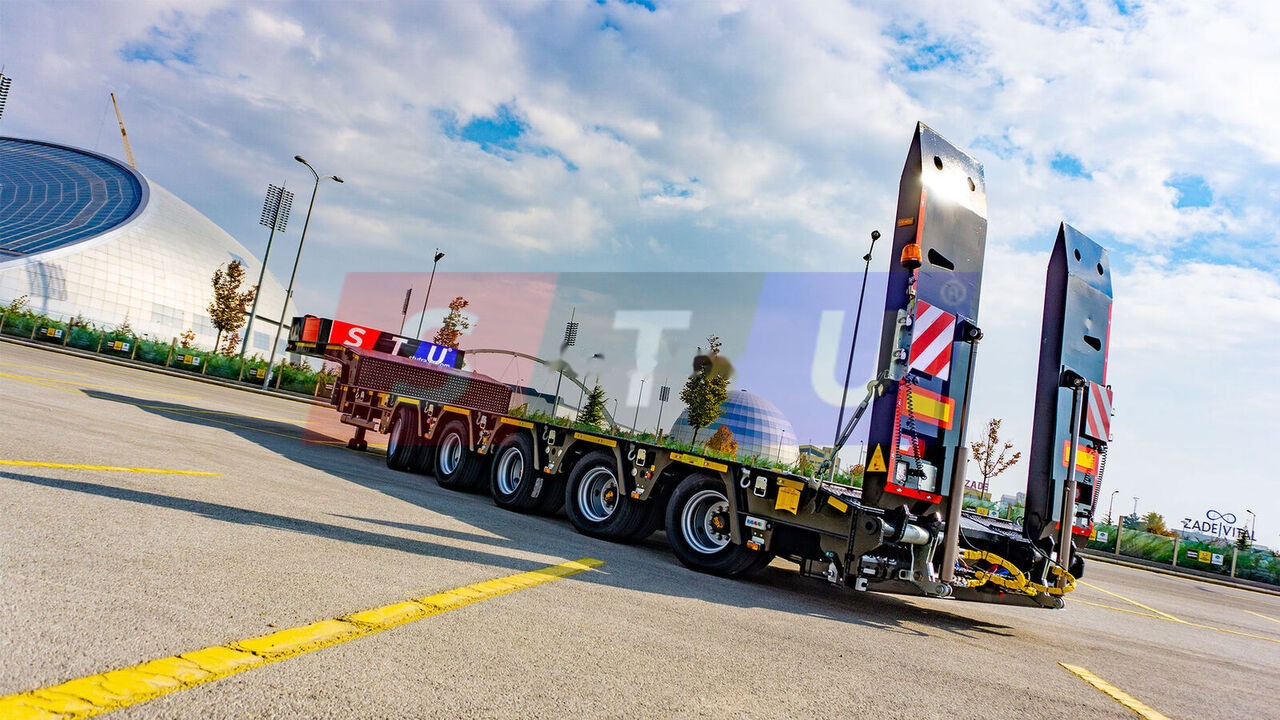 Semi-trailer low bed baru STU 3 Axles Lowbed Trailer: gambar 17