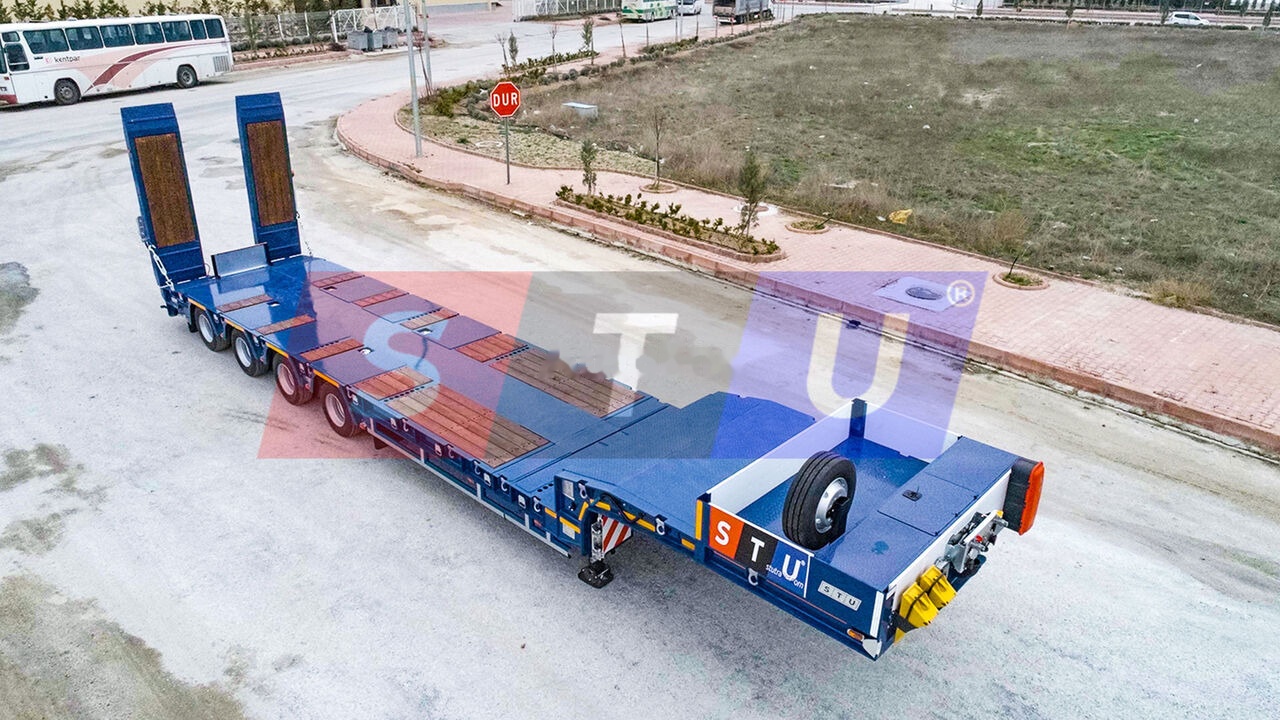 Semi-trailer low bed baru STU 3 Axles Lowbed Trailer: gambar 23
