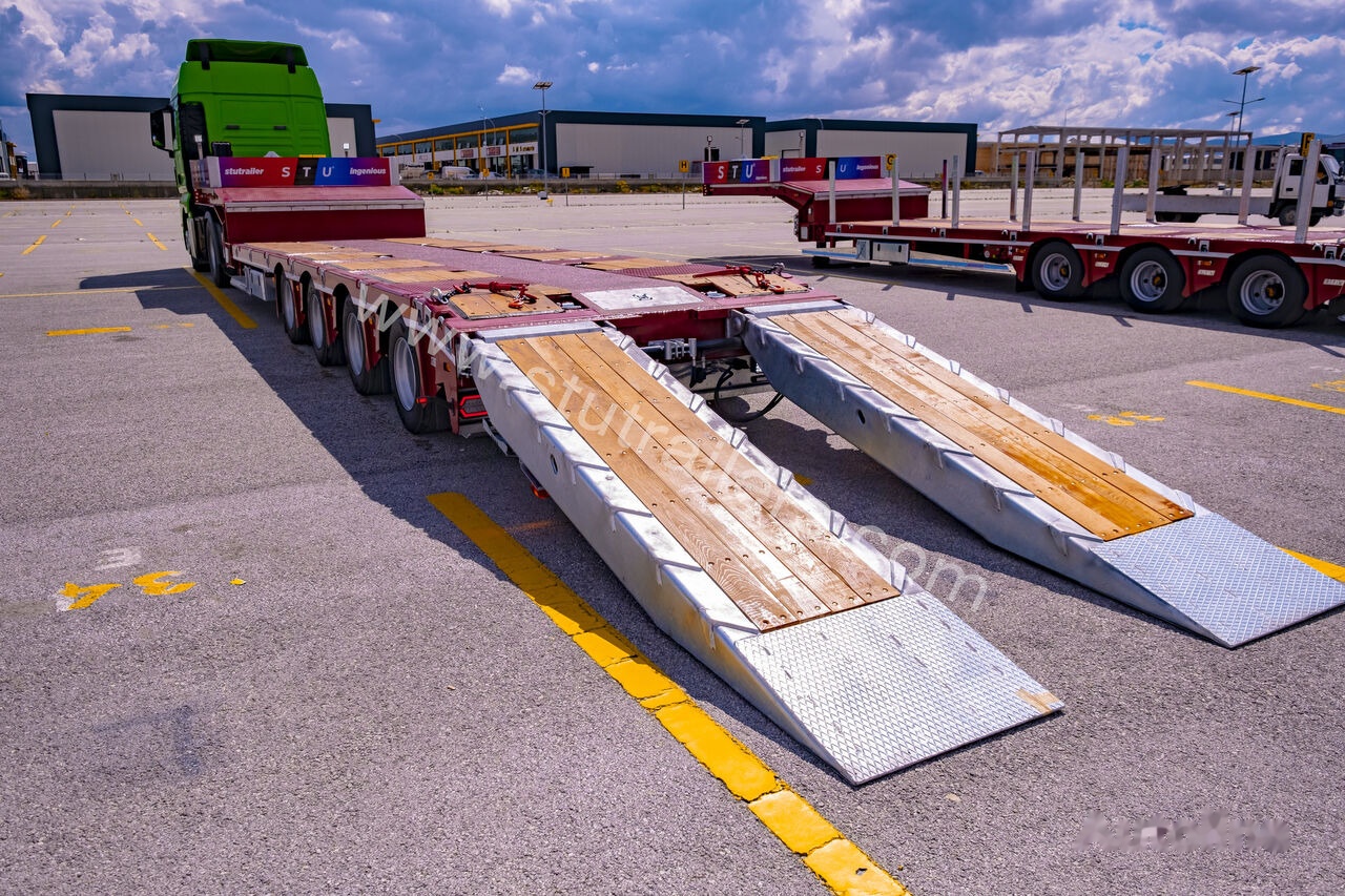 Semi-trailer low bed baru STU 3 Axles Lowbed Trailer: gambar 24