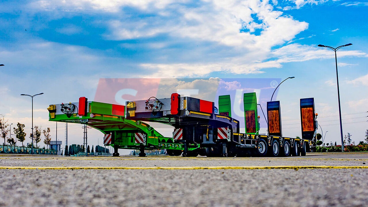 Semi-trailer low bed baru STU 3 Axles Lowbed Trailer: gambar 15