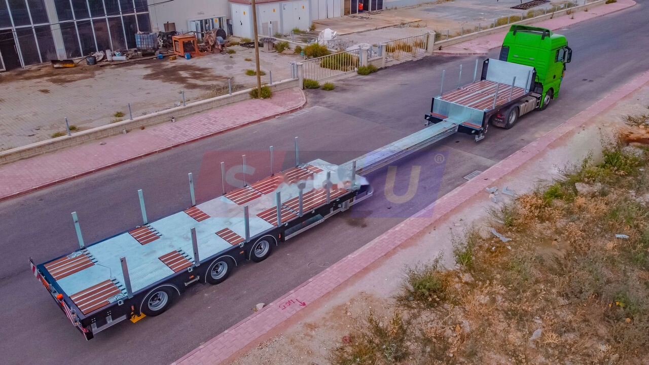 Semi-trailer low bed baru STU 3 Axles Lowbed Trailer: gambar 9