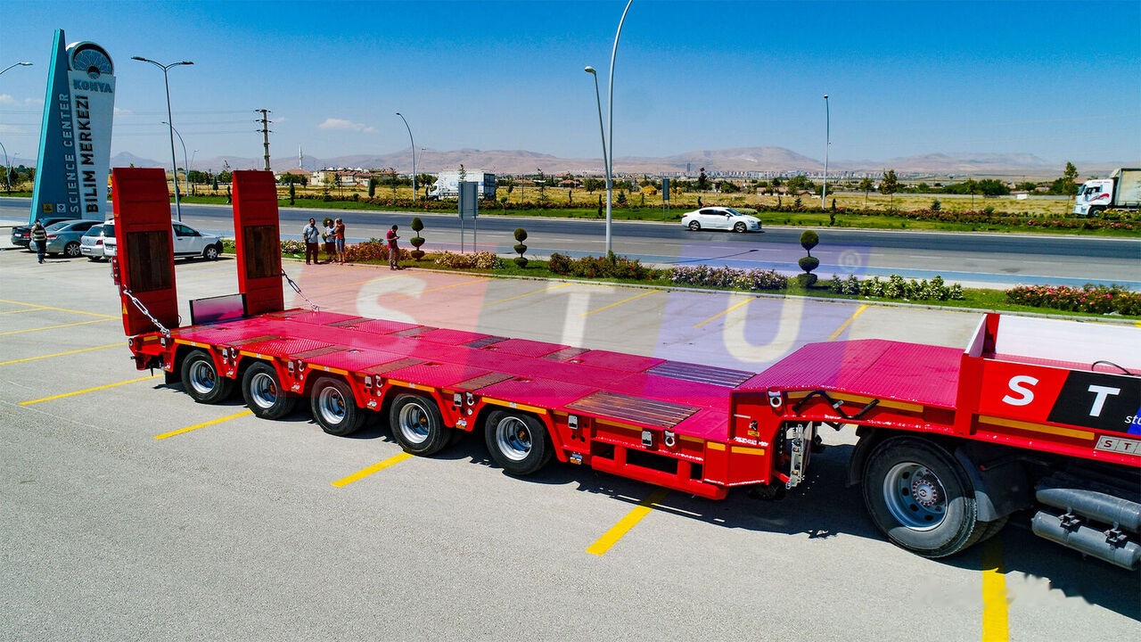 Semi-trailer low bed baru STU 3 Axles Lowbed Trailer: gambar 21