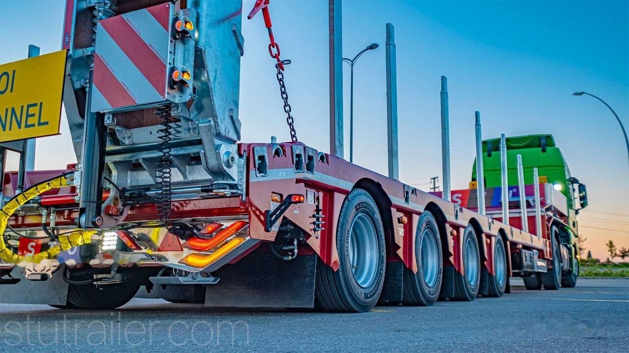 STU 4 Axle Extendable Lowbed Trailer - Semi-trailer low bed: gambar 3 STU 4 Axle Extendable Lowbed Trailer - Semi-trailer low bed: gambar 3