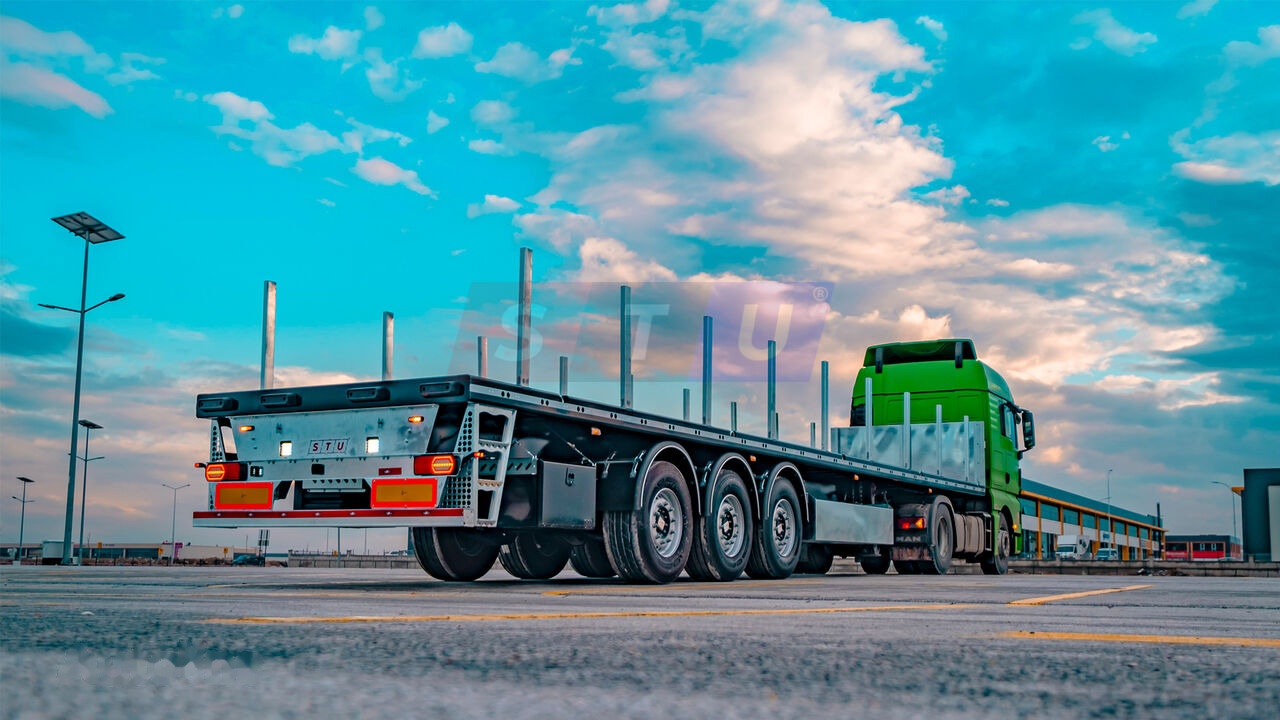 STU PLATFORM TRAILER / REMORQUE PLATEAU - Semi-trailer flatbed: gambar 2 STU PLATFORM TRAILER / REMORQUE PLATEAU - Semi-trailer flatbed: gambar 2