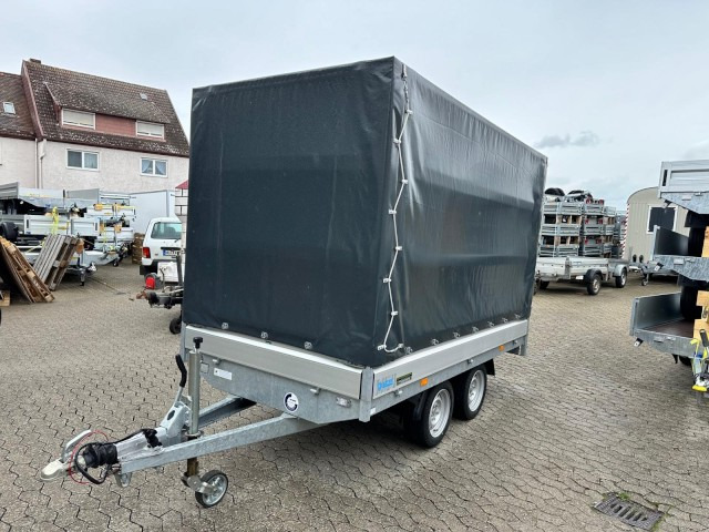 Trailer mobil baru Hapert Azure H-2 Hochlader 3050 x 1600 x 300 mm, mit Plane 180 cm anthrazit ZG 2,0 to.: gambar 6