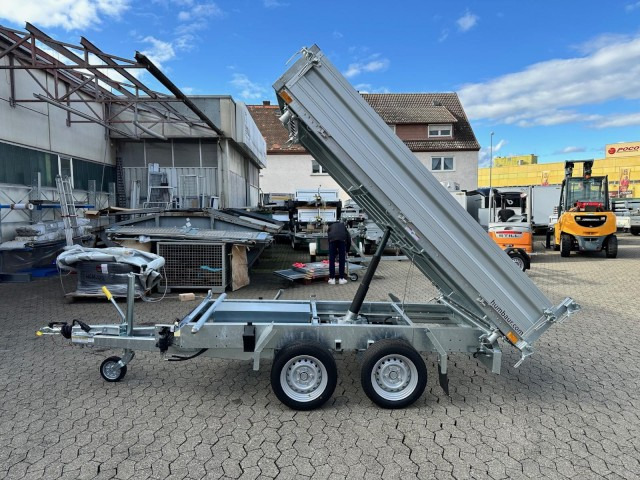 Trailer jungkit baru Humbaur 3-Seitenkipper HTK 2700.27 E-Pumpe Alu, 2670 x 1500 x 350 mm, 2,7 to.: gambar 6