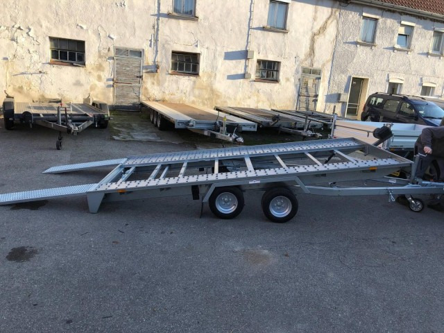 Humbaur Autotransportanhänger FTK 274020, 4000 x 2000 x 50 mm, 2,7 to. - Trailer autotransporter: gambar 2 Humbaur Autotransportanhänger FTK 274020, 4000 x 2000 x 50 mm, 2,7 to. - Trailer autotransporter: gambar 2