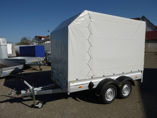 Humbaur HA 203015 mit Plane + Spriegel 200 cm Lichte Höhe, 2,0 to. ZG. 3030 x 1500 x 350 mm - Trailer mobil: gambar 1 Humbaur HA 203015 mit Plane + Spriegel 200 cm Lichte Höhe, 2,0 to. ZG. 3030 x 1500 x 350 mm - Trailer mobil: gambar 1