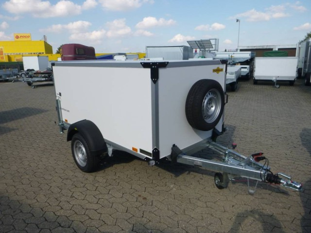 Humbaur Koffer HK 132513-10P, 100 km/h 1,3 t. 2510 x 1310 x 1000 mm - Trailer kotak tertutup: gambar 1 Humbaur Koffer HK 132513-10P, 100 km/h 1,3 t. 2510 x 1310 x 1000 mm - Trailer kotak tertutup: gambar 1