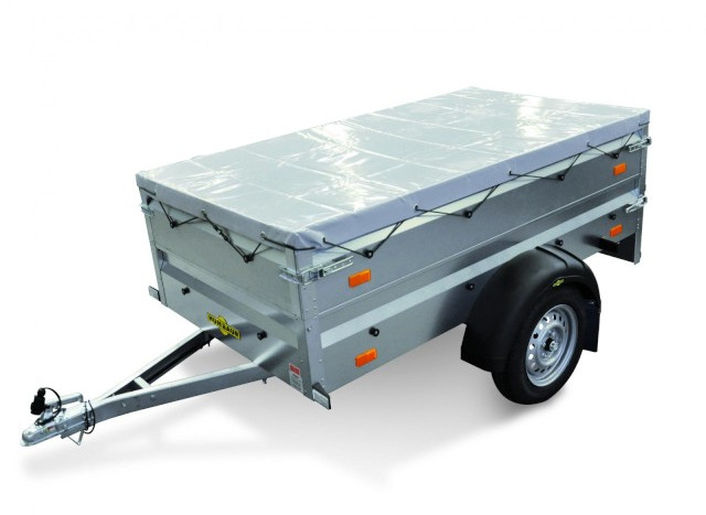 Humbaur Steely mit BW-Aufsatz+Flachplane 2050x1095x300mm - Trailer mobil: gambar 1 Humbaur Steely mit BW-Aufsatz+Flachplane 2050x1095x300mm - Trailer mobil: gambar 1