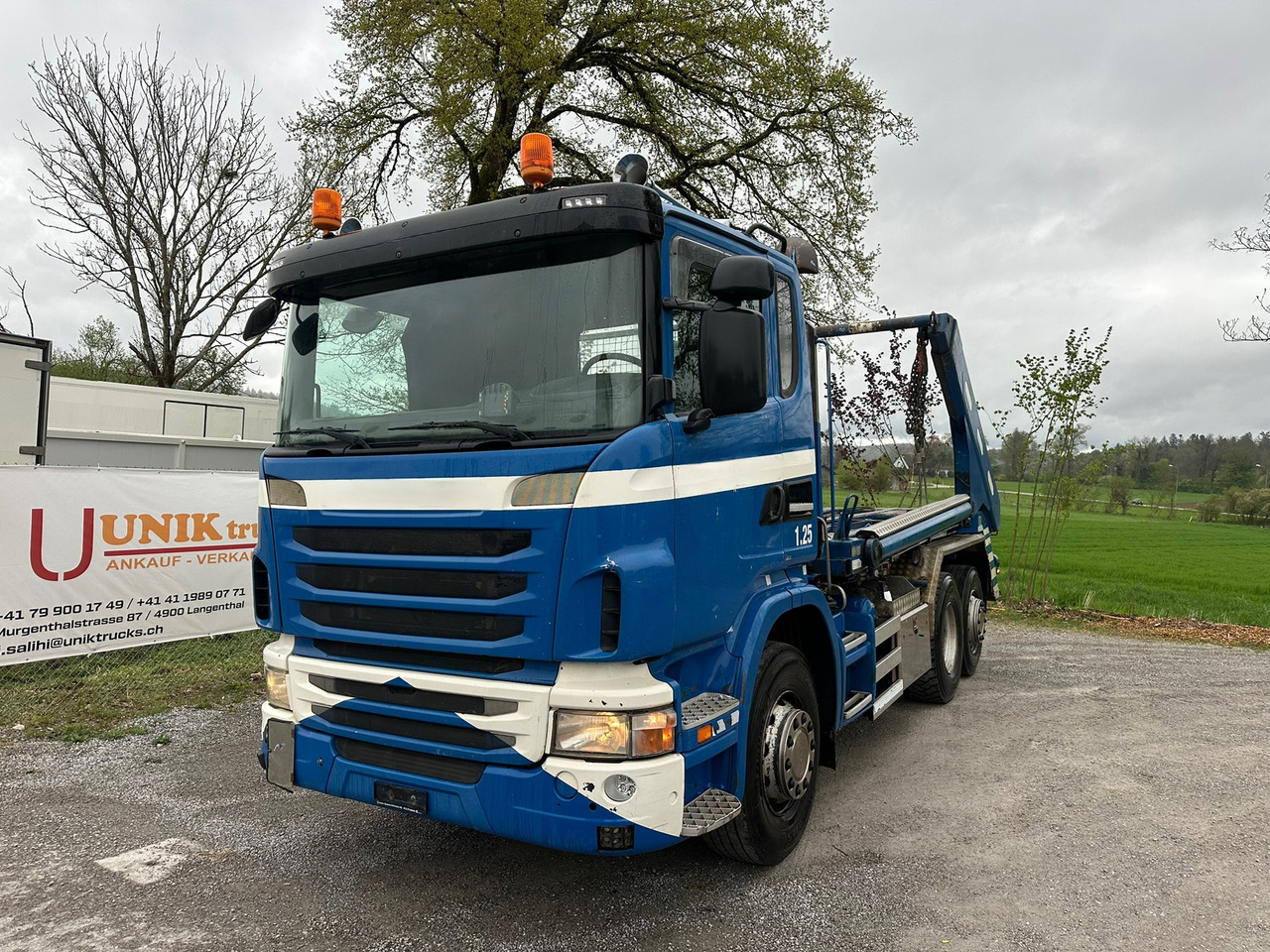 SCANIA G440 6x2 Wechselsistem asphalt thermo - Truk skip loader: gambar 1 SCANIA G440 6x2 Wechselsistem asphalt thermo - Truk skip loader: gambar 1