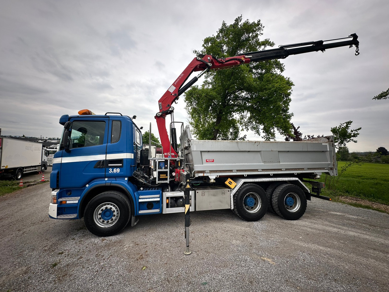 SCANIA G440 6x4 Kran+Kipper ORG-km 57.000 - Truk jungkit, Truk derek: gambar 4 SCANIA G440 6x4 Kran+Kipper ORG-km 57.000 - Truk jungkit, Truk derek: gambar 4