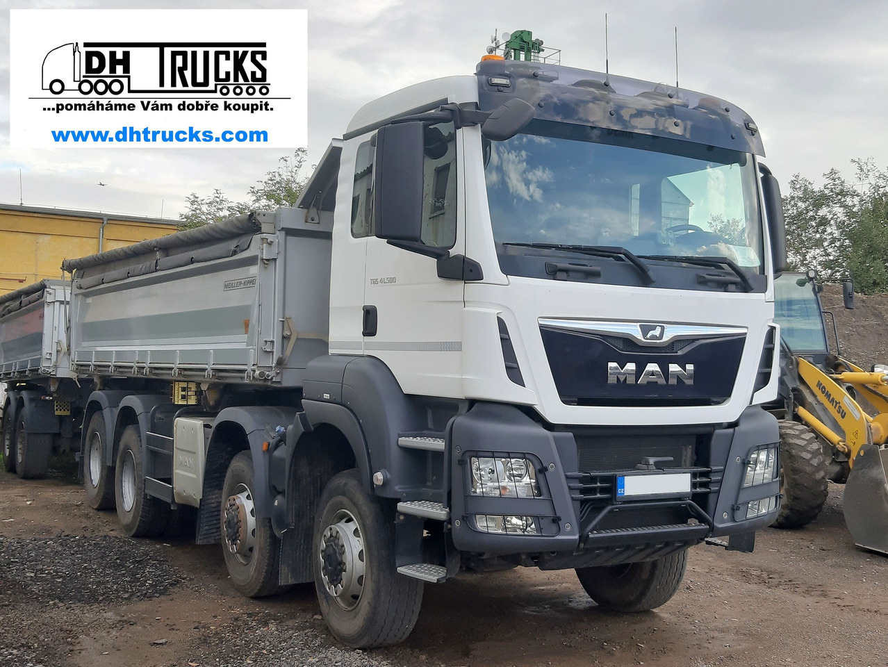 MAN TGS 41.500 8x6 BB MEILLER S3 BORDMATIC / TAŽNÉ * AHK 36.000 kg / souprava * Zug 60.000 kg - Truk jungkit: gambar 4 MAN TGS 41.500 8x6 BB MEILLER S3 BORDMATIC / TAŽNÉ * AHK 36.000 kg / souprava * Zug 60.000 kg - Truk jungkit: gambar 4