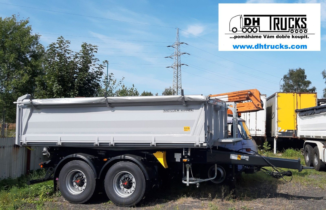 Meiller MZDA 1822 / Y / LIFTACHSE / Plane / SOFORT - Trailer jungkit: gambar 3 Meiller MZDA 1822 / Y / LIFTACHSE / Plane / SOFORT - Trailer jungkit: gambar 3