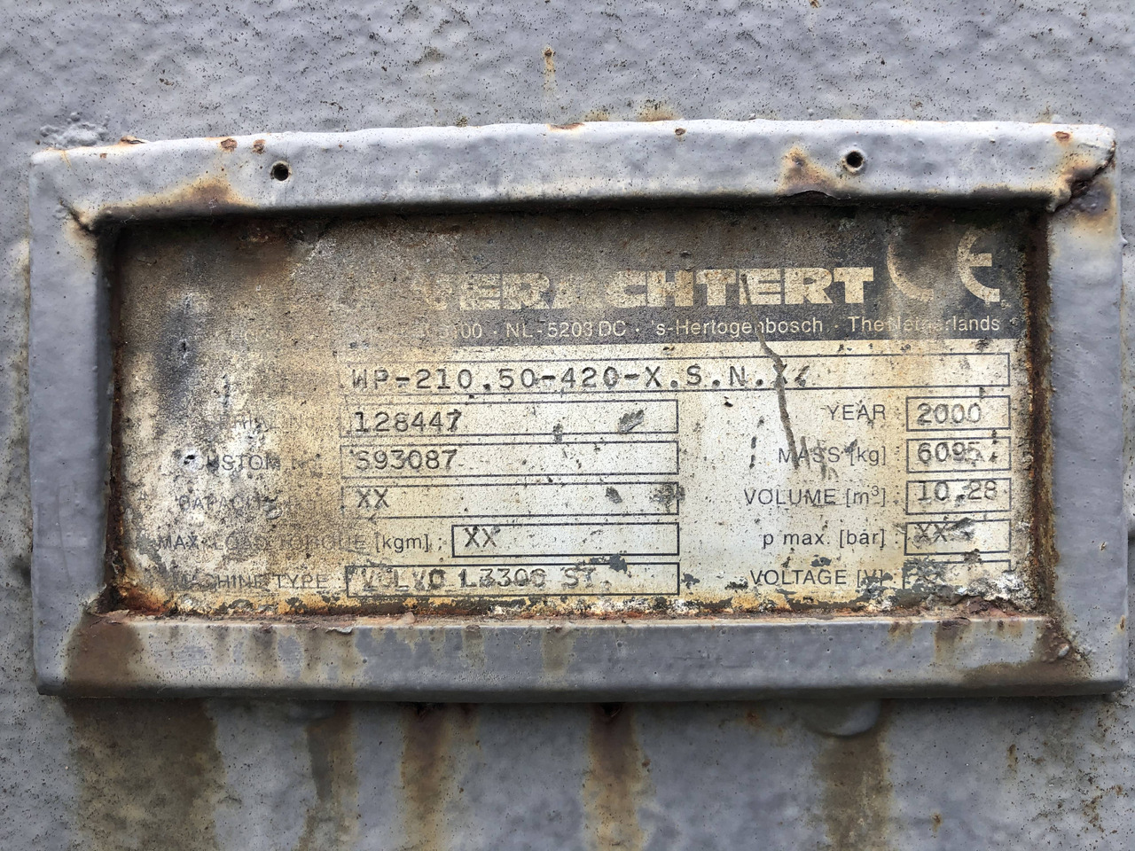 Verachtert loader bucket 4200 mm Volvo - Ember loader: gambar 5 Verachtert loader bucket 4200 mm Volvo - Ember loader: gambar 5