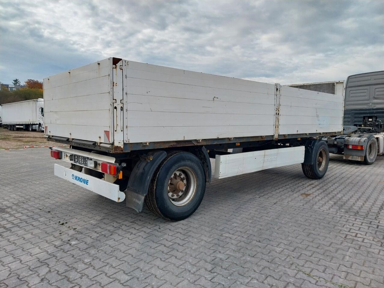 Krone AZP 18 / Baustoffanhänger - Trailer flatbed: gambar 4 Krone AZP 18 / Baustoffanhänger - Trailer flatbed: gambar 4