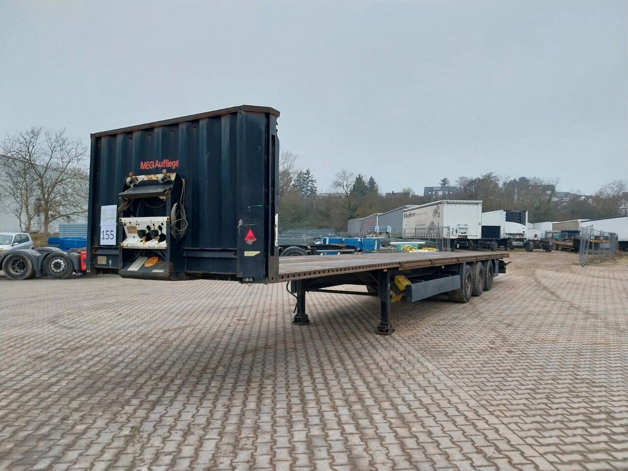 Krone SD/P, Pritsche, Mega - Semi-trailer flatbed: gambar 2 Krone SD/P, Pritsche, Mega - Semi-trailer flatbed: gambar 2