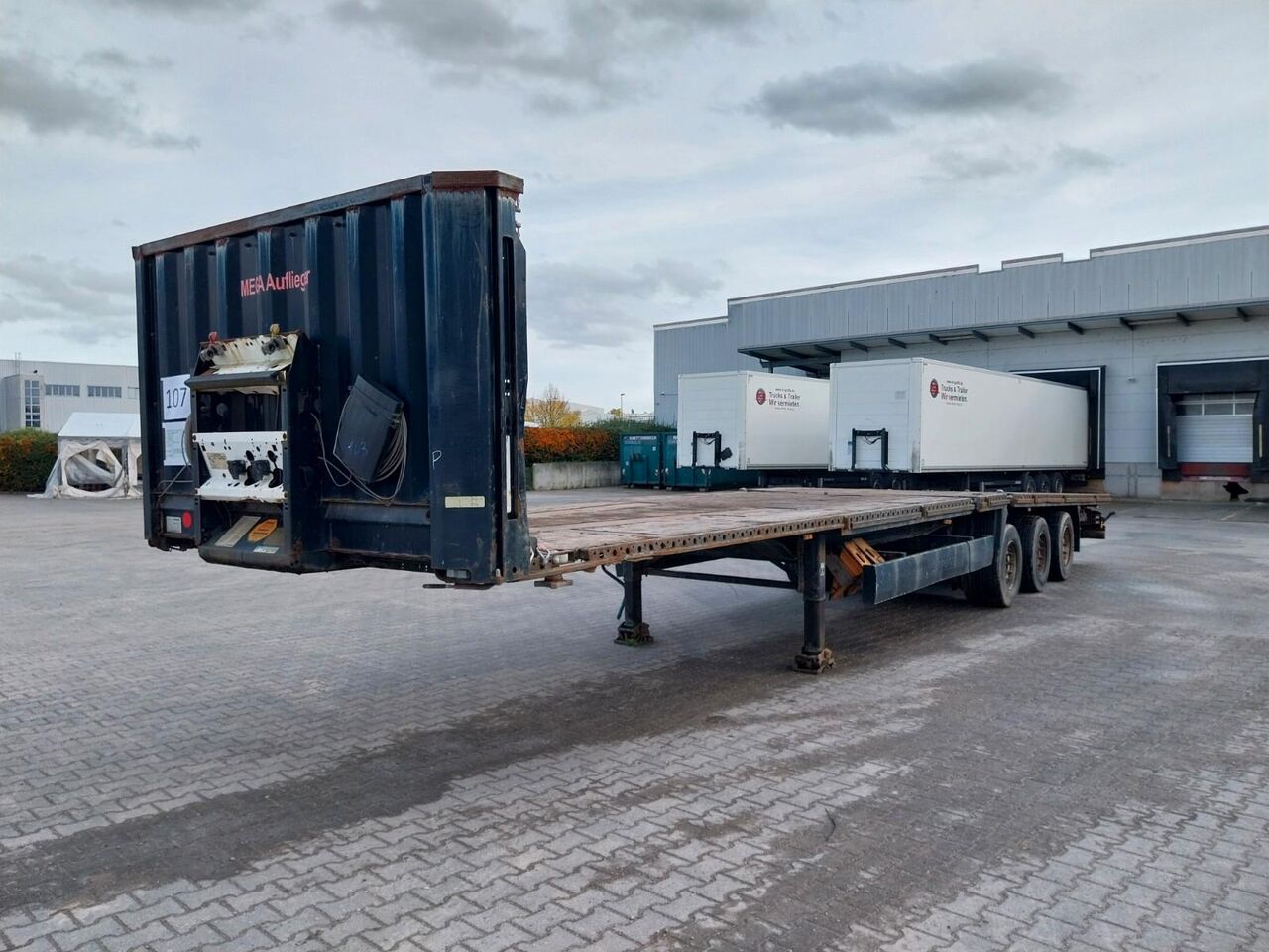 Krone SD / P, Pritsche, Mega - Semi-trailer flatbed: gambar 2 Krone SD / P, Pritsche, Mega - Semi-trailer flatbed: gambar 2