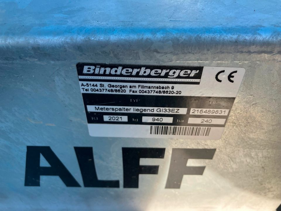 Log splitter Binderberger Liegendspalter GI33EZ 33t, Zapfwelle, Elektro: gambar 10