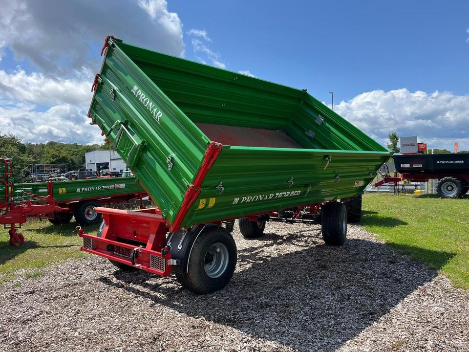 Kipper Pronar T672 Eco 8t 40km/h Anhänger Auflaufbremse - Trailer jungkit pertanian/ Tempat sampah: gambar 3 Kipper Pronar T672 Eco 8t 40km/h Anhänger Auflaufbremse - Trailer jungkit pertanian/ Tempat sampah: gambar 3