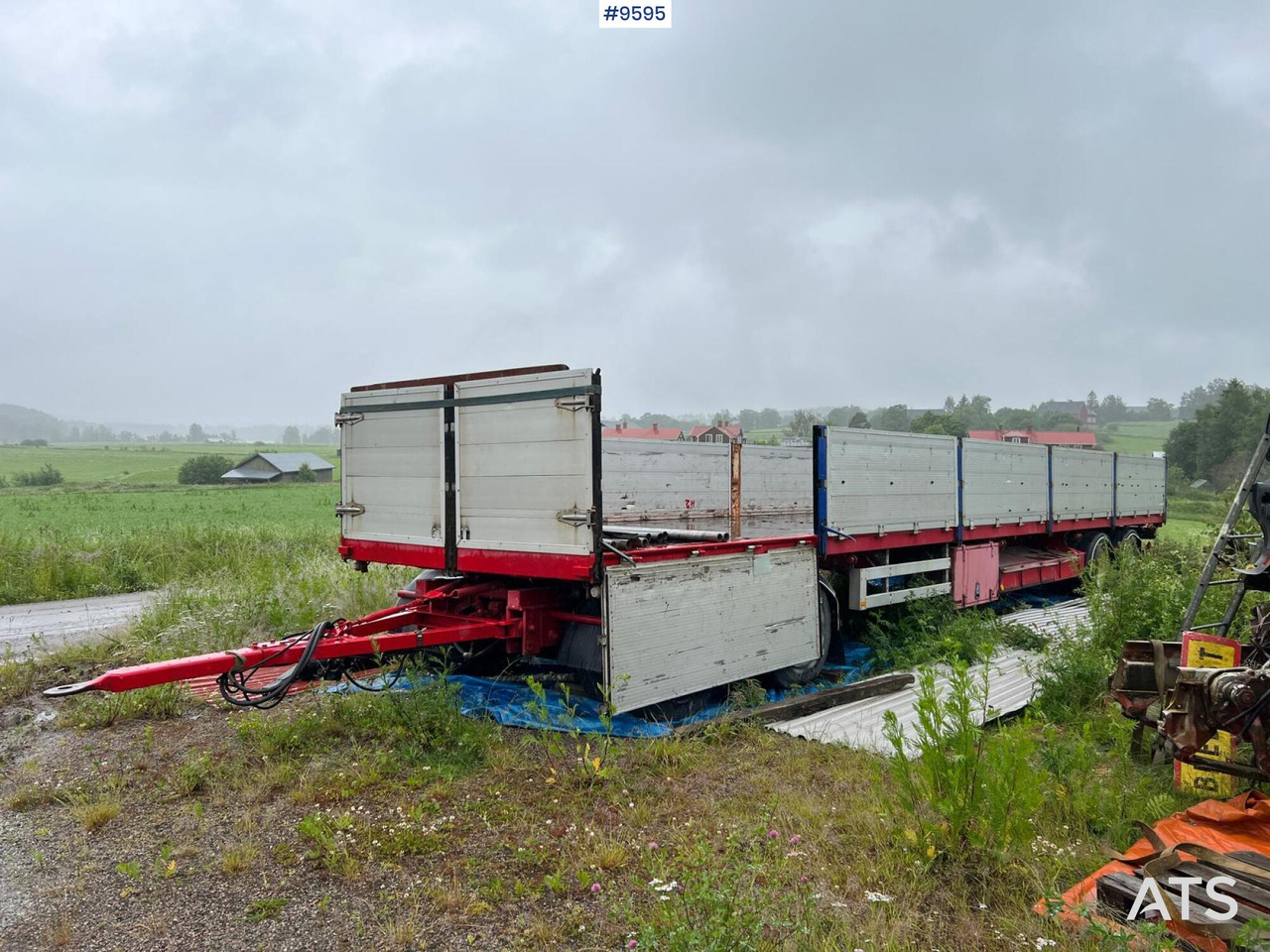 4 axligt NÄRKO släp med lämmar - Trailer flatbed: gambar 1 4 axligt NÄRKO släp med lämmar - Trailer flatbed: gambar 1