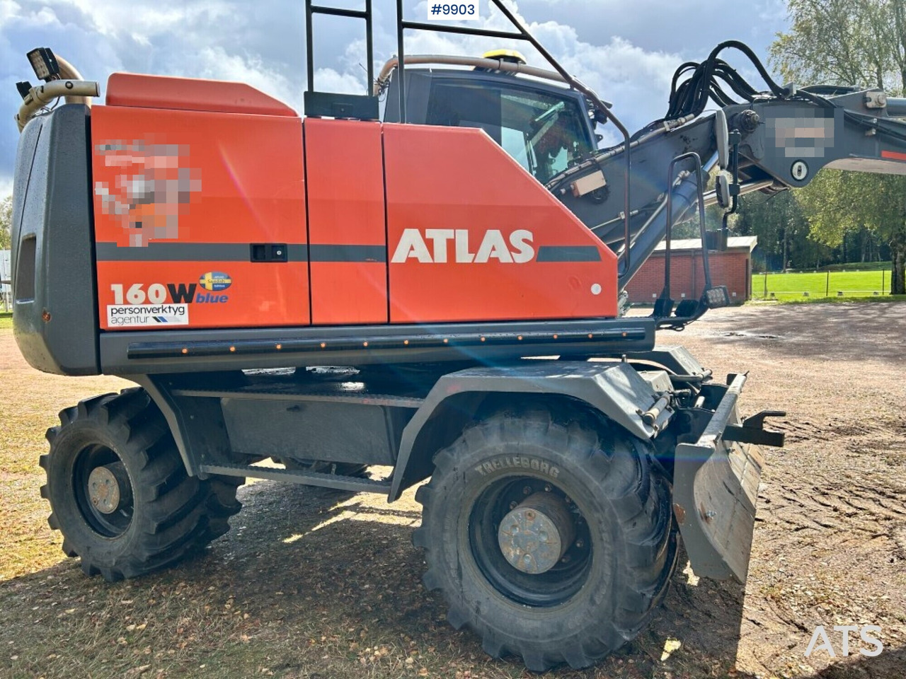 Atlas 160 wheel excavator with tiltrotator and attachments - Ekskavator roda: gambar 4 Atlas 160 wheel excavator with tiltrotator and attachments - Ekskavator roda: gambar 4