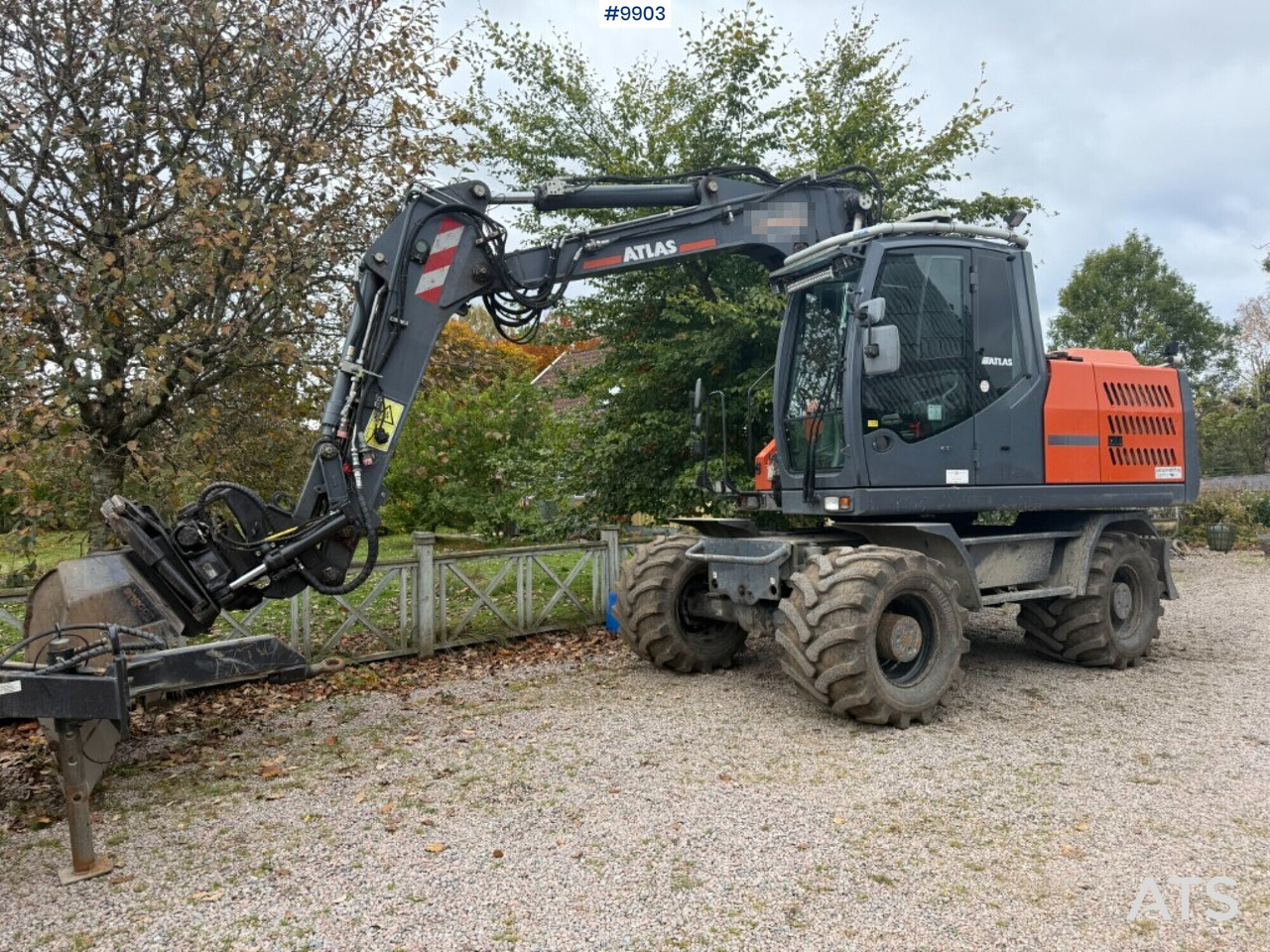 Atlas 160 wheel excavator with tiltrotator and attachments - Ekskavator roda: gambar 1 Atlas 160 wheel excavator with tiltrotator and attachments - Ekskavator roda: gambar 1
