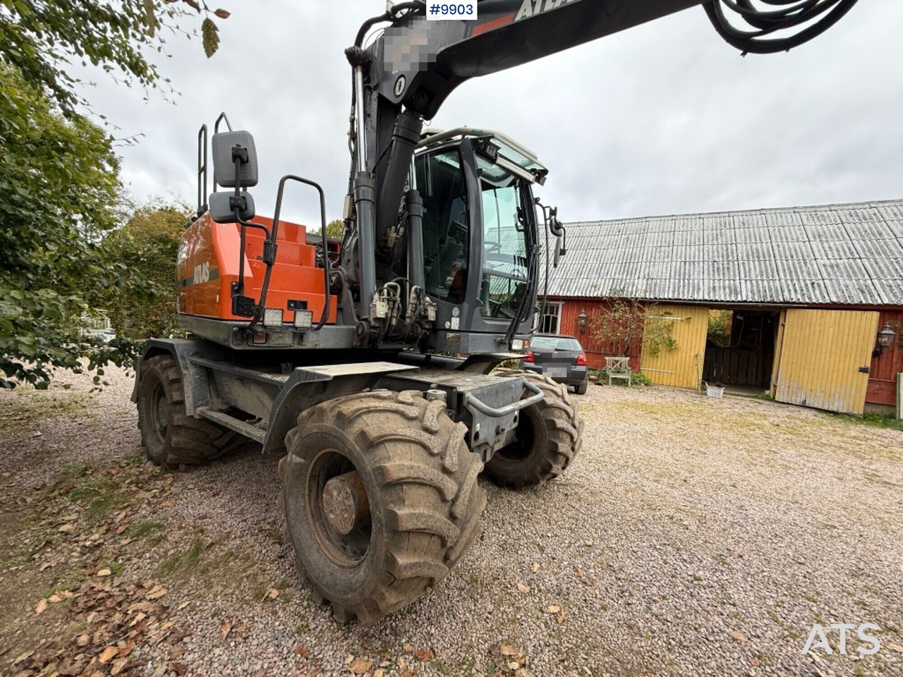 Atlas 160 wheel excavator with tiltrotator and attachments - Ekskavator roda: gambar 2 Atlas 160 wheel excavator with tiltrotator and attachments - Ekskavator roda: gambar 2