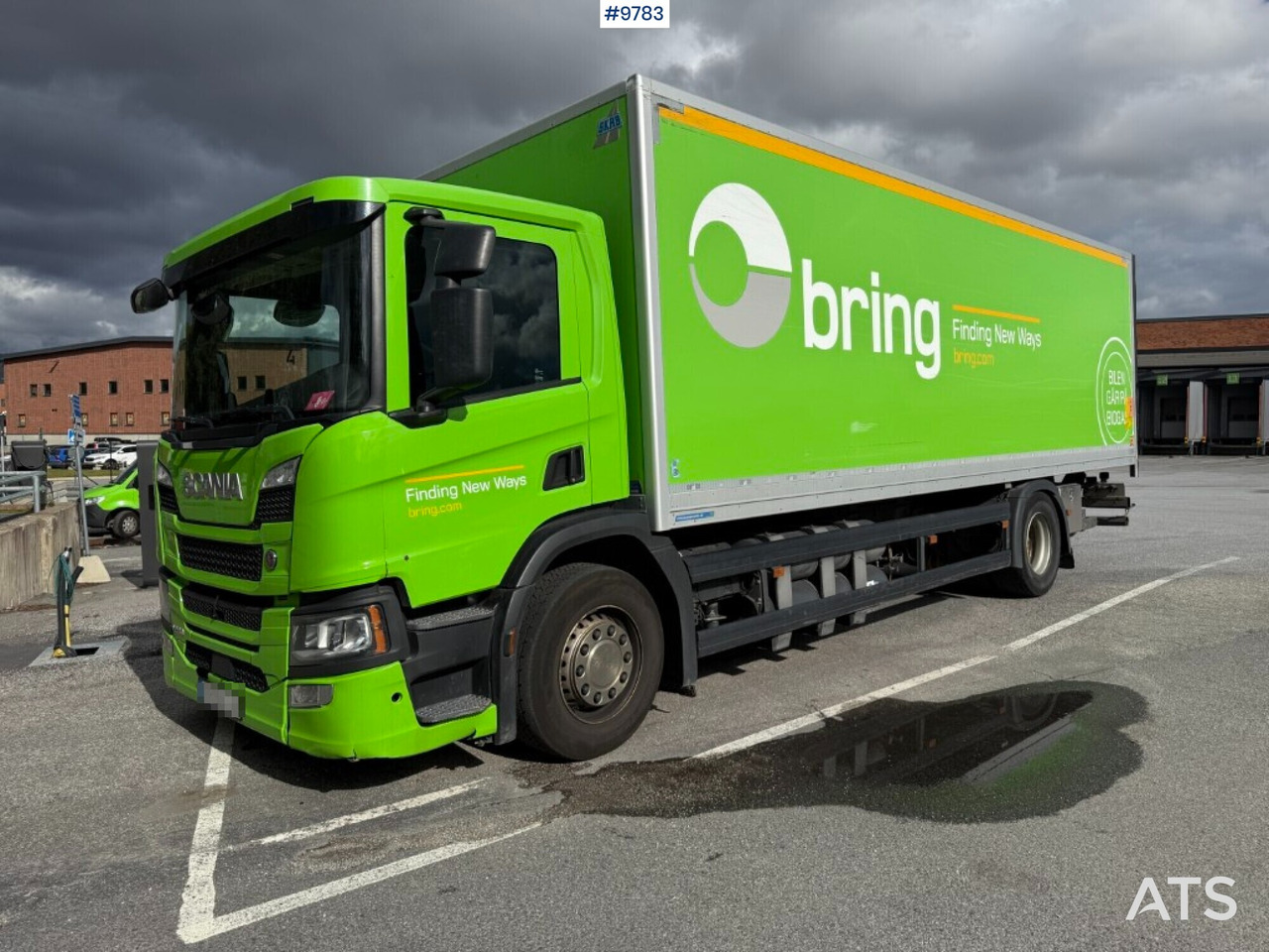 Box truck Scania P280 gas-powered - Truk box: gambar 1 Box truck Scania P280 gas-powered - Truk box: gambar 1