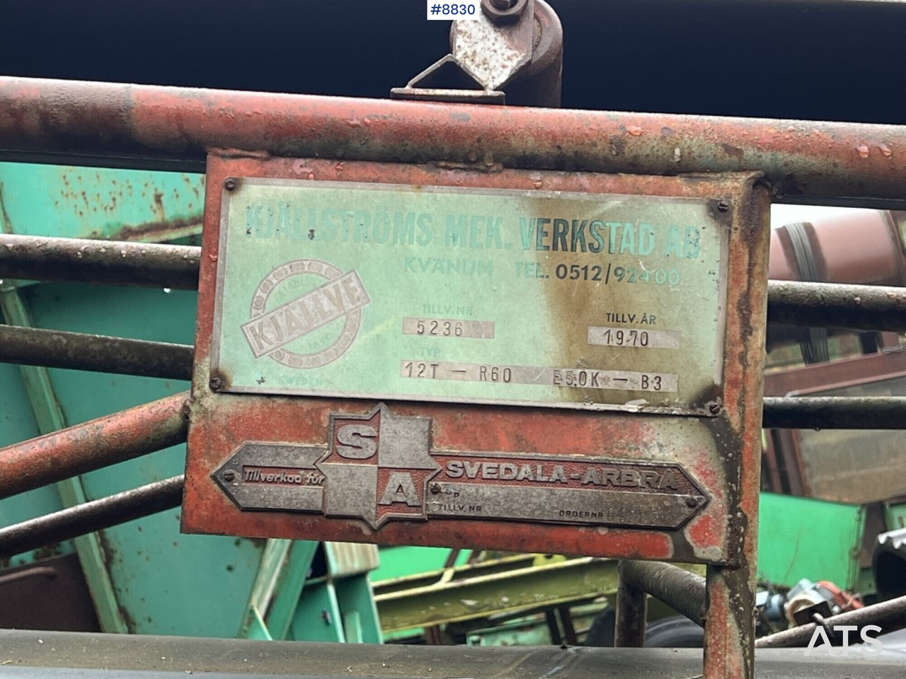 Conveyor - Kjällve 12T-R60 - Konveyor sabuk: gambar 4 Conveyor - Kjällve 12T-R60 - Konveyor sabuk: gambar 4