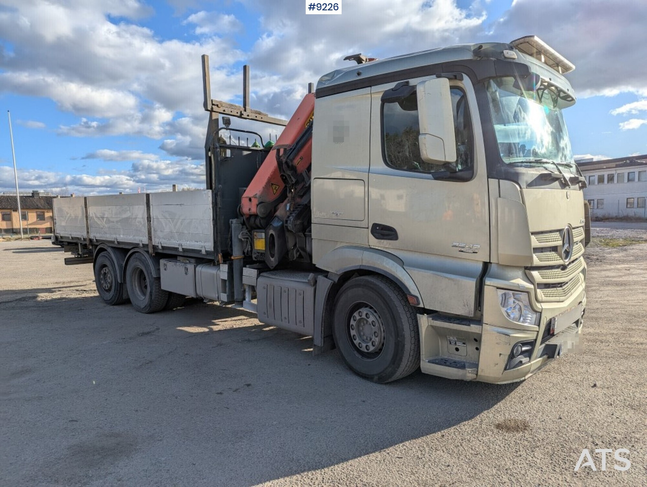 Crane Truck Mercedes-Benz Actros 2542 - Truk flatbed, Truk derek: gambar 2 Crane Truck Mercedes-Benz Actros 2542 - Truk flatbed, Truk derek: gambar 2
