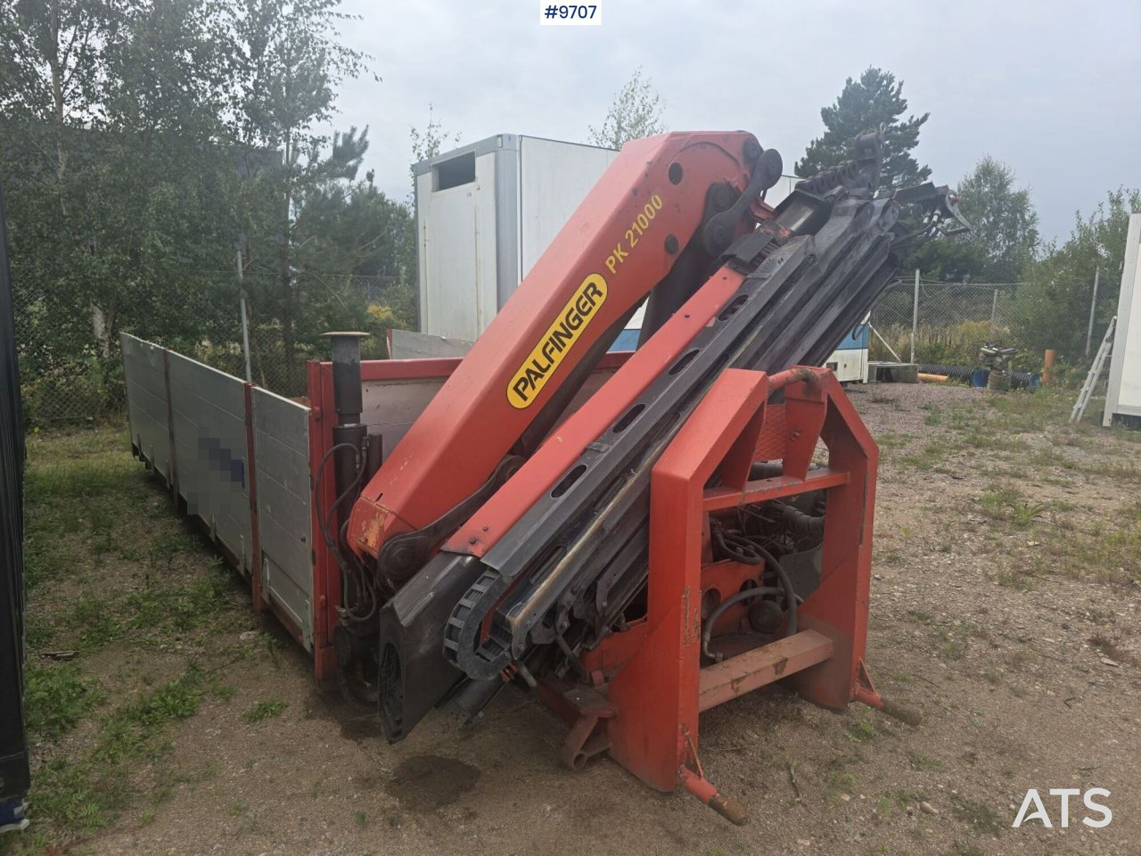 Crane flatbed Palfinger 21 t/m - Bodi flatbed: gambar 1 Crane flatbed Palfinger 21 t/m - Bodi flatbed: gambar 1