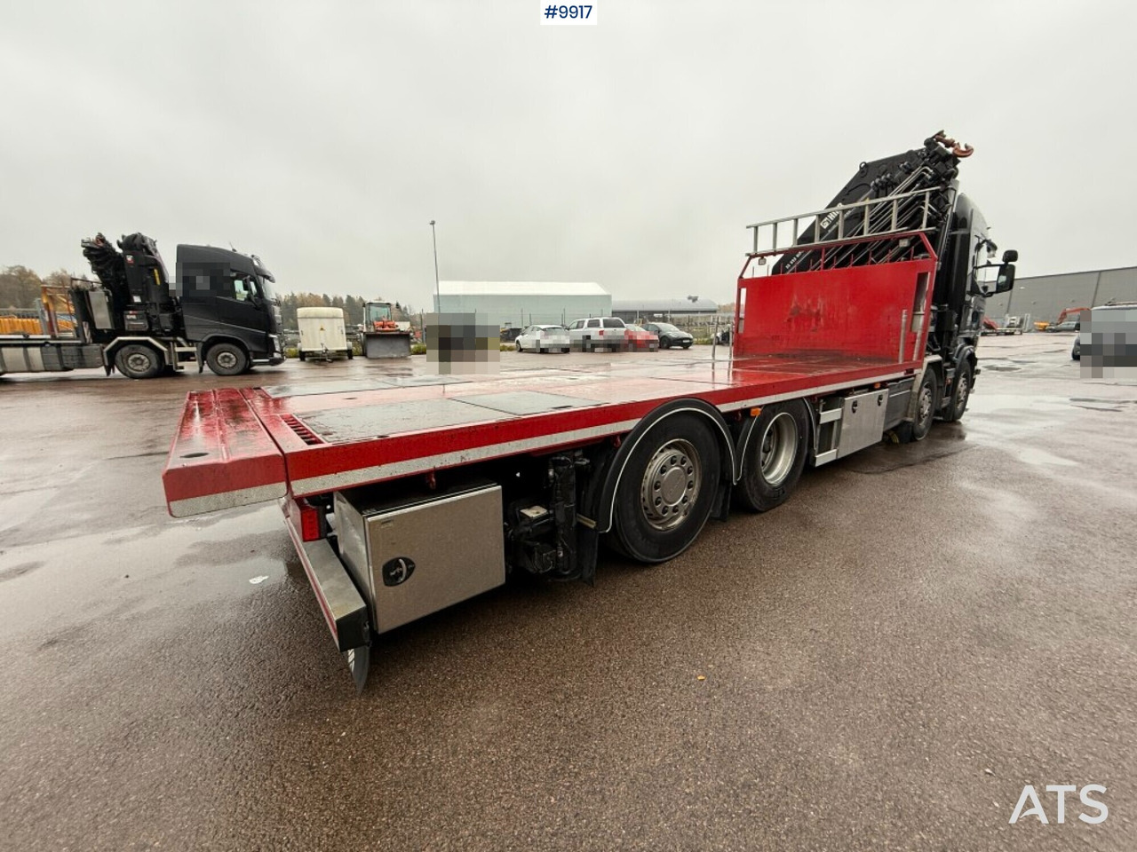 Crane truck/Flatbed truck Scania R520 8X2*6 HIAB XS 855E-8 HIPRO - Truk flatbed, Truk derek: gambar 5 Crane truck/Flatbed truck Scania R520 8X2*6 HIAB XS 855E-8 HIPRO - Truk flatbed, Truk derek: gambar 5