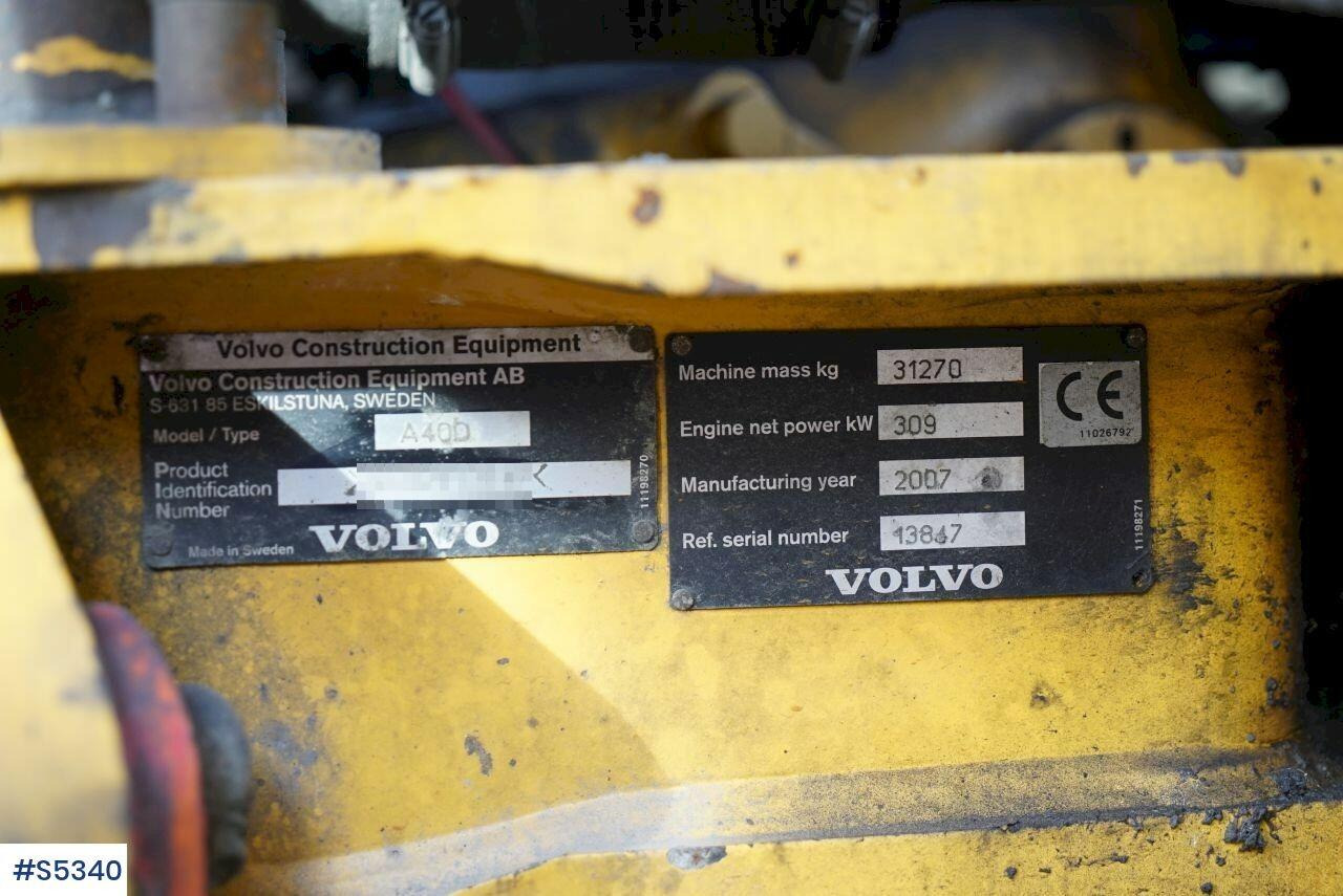 Tempat sampah DUMPER Volvo A40D 6x6: gambar 20 Tempat sampah DUMPER Volvo A40D 6x6: gambar 20