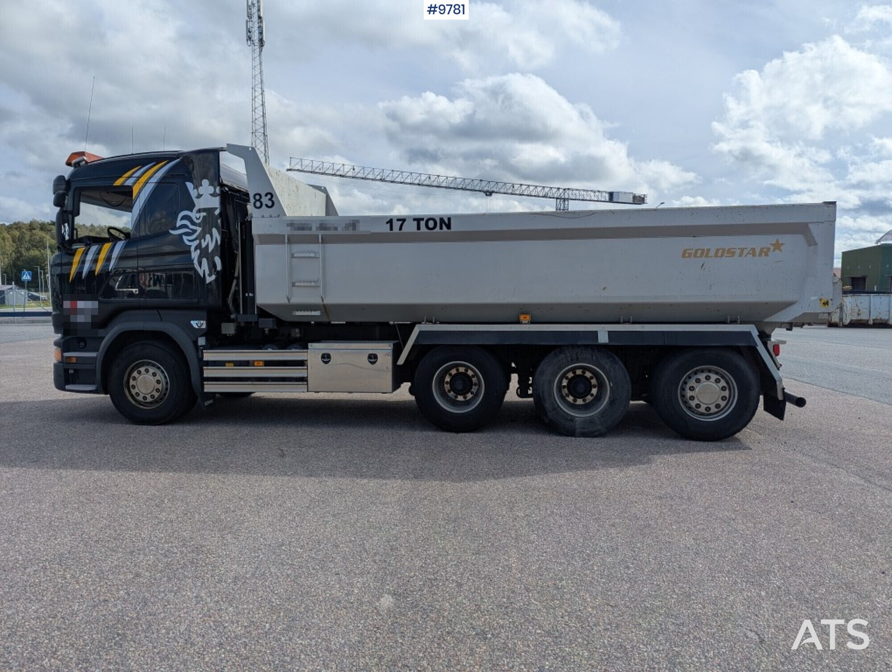 Truk jungkit Dump truck Scania R520 8X4: gambar 6