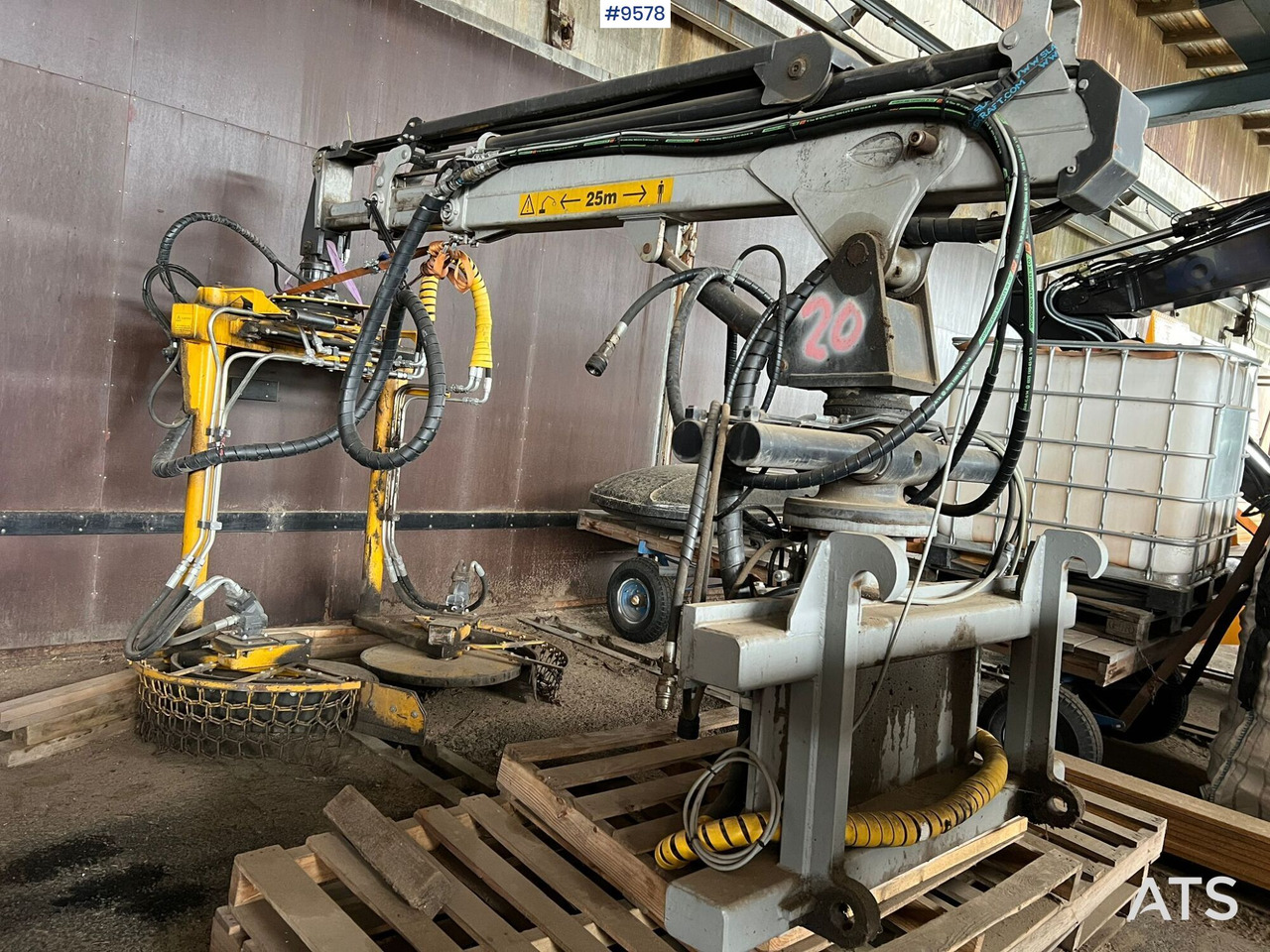 Fencecutter Hinnagårds T125B with Cranab crane - Peralatan kebun: gambar 5 Fencecutter Hinnagårds T125B with Cranab crane - Peralatan kebun: gambar 5