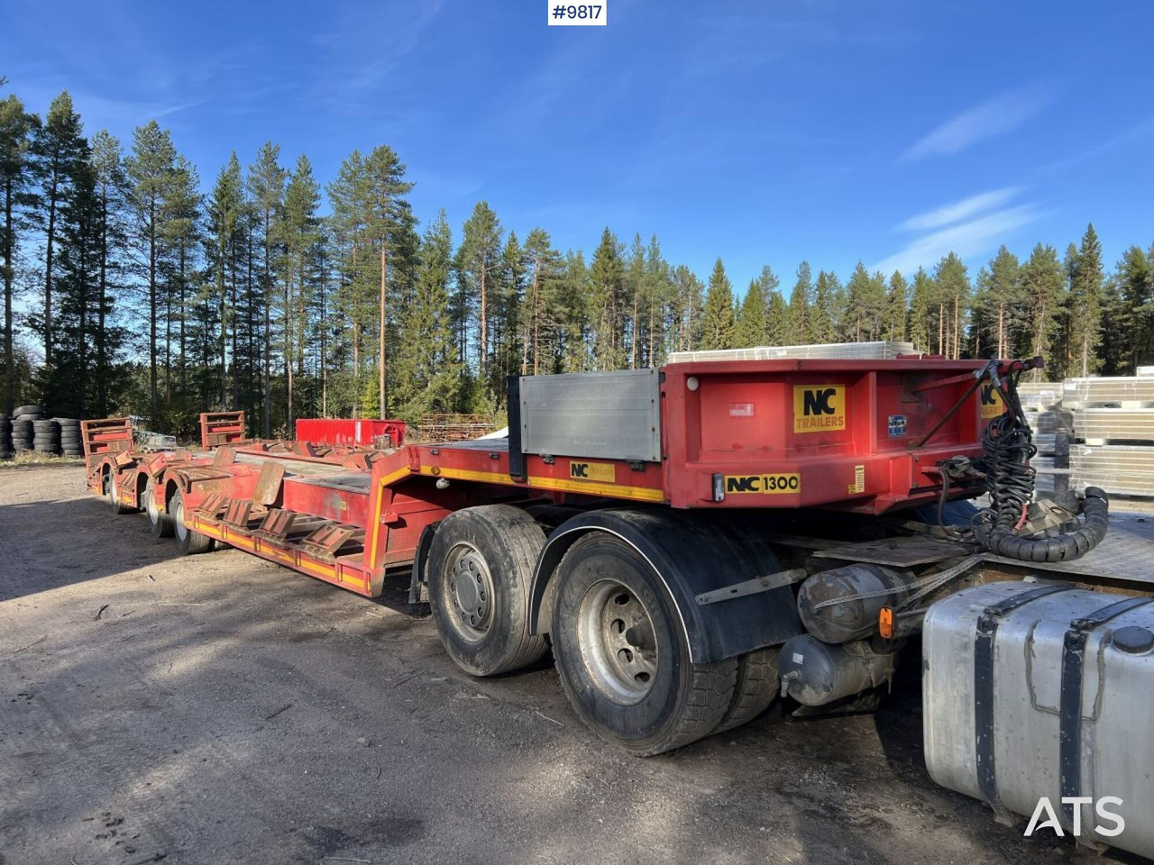 Forestry machine trailer NC FORESTRY TRAILER - Semi-trailer autotransporter: gambar 1 Forestry machine trailer NC FORESTRY TRAILER - Semi-trailer autotransporter: gambar 1